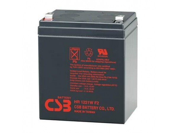 Батарея к ИБП 12В 5 Ач CSB (HR1221W)