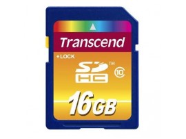 Карта памяти 16Gb SDHC class 10 Transcend (TS16GSDHC10)