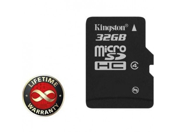 Карта памяти 32Gb microSDHC class 4 Kingston (SDC4/32GBSP)