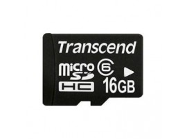 Карта памяти 16Gb microSDHC class 4 Transcend (TS16GUSDC4)