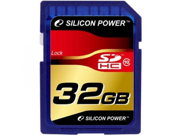 Карта памяти 32Gb SDHC class 10 Silicon Power (SP032GBSDH010V10)