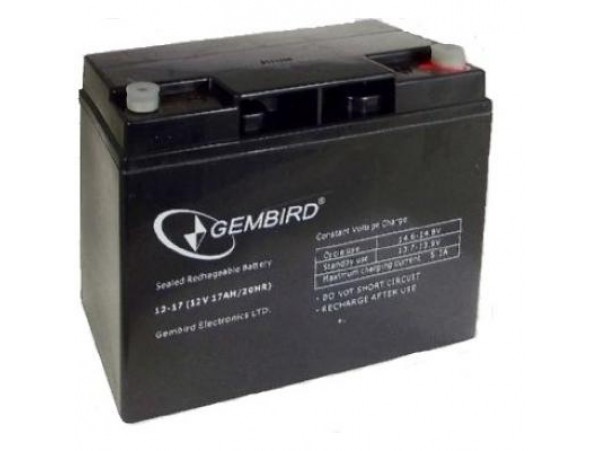 Батарея к ИБП 12В 17 Ач GEMBIRD (BAT-12V17AH/4)