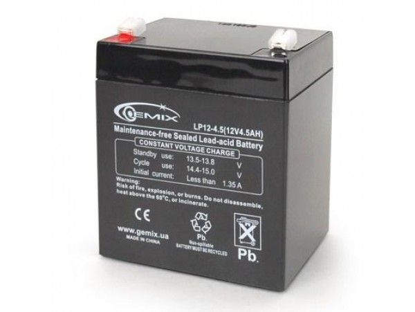 Батарея к ИБП 12В 4.5 Ач GEMIX (LP12-4.5)