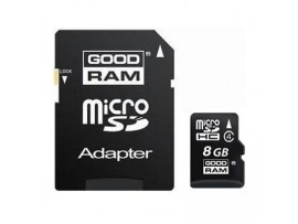 Карта памяти GOODRAM 8Gb microSDHC class 4 (SDU8GHCAGRR10/SDU8GHCAGRR9)