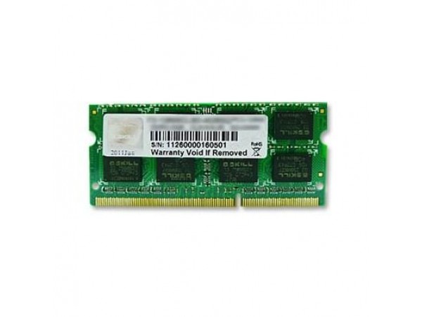 Модуль памяти SoDIMM DDR3 8GB 1333 MHz G.Skill (F3-10666CL9S-8GBSQ)