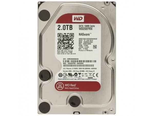 Жесткий диск 3.5" 2TB Western Digital (WD20EFRX)