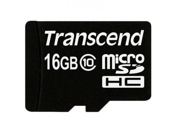 Карта памяти Transcend 16Gb microSDHC class 10 (TS16GUSDC10)