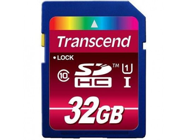 Карта памяти Transcend 32Gb SDHC class 10 UHS-I (TS32GSDHC10U1)