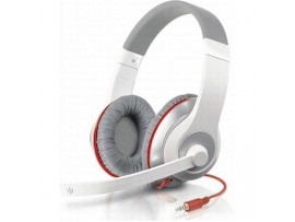 Гарнитура Speedlink AUX White-red Stereo Headset (SL-8755-WTRD)