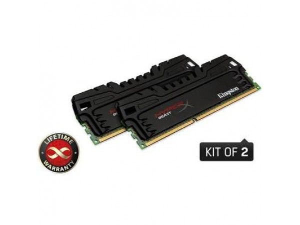 Модуль памяти DDR3 8GB (2x4GB) 1866 MHz Kingston (KHX18C9T3K2/8X)