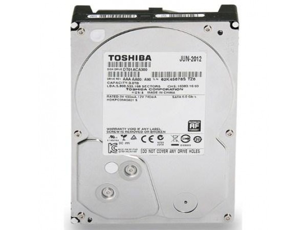 Жесткий диск 3.5" 3TB TOSHIBA (DT01ACA300)