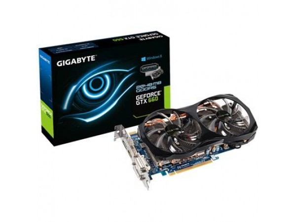 Видеокарта GIGABYTE GeForce GTX660 2048Mb OverClock (GV-N660WF2-2GD)