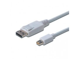 Кабель miniDisplayPort to DisplayPort 1.0m DIGITUS (AK-340102-010-W)