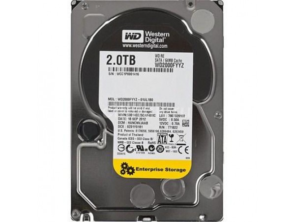 Жесткий диск 3.5" 2TB Western Digital (WD2000FYYZ)