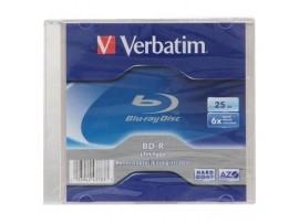 Диск BD-R Verbatim 25Gb 6x Slim Case 20шт (43783)