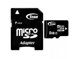 Карта памяти Team 8Gb microSDHC class 4 (TUSDH8GCL403)