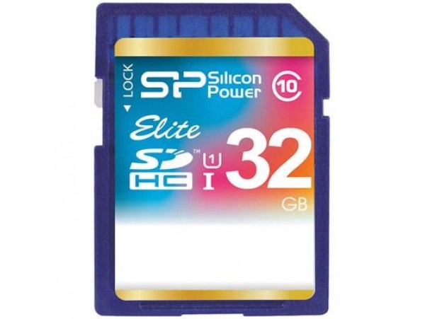 Карта памяти Silicon Power 16Gb SDHC class 10 UHS-I Elite (SP016GBSDHAU1V10)