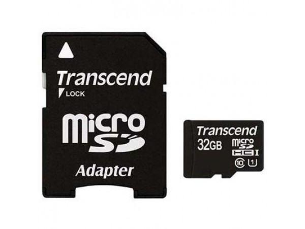 Карта памяти Transcend 32Gb microSDHC UHS-I (TS32GUSDU1)