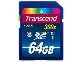 Карта памяти Transcend 64Gb SDXC class 10 UHS-I Premium (TS64GSDU1)