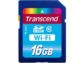 Карта памяти Transcend 16Gb SDHC class 10 WiFi (TS16GWSDHC10)