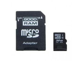 Карта памяти GOODRAM 32Gb microSDHC class 4 (SDU32GHCAGRR10)