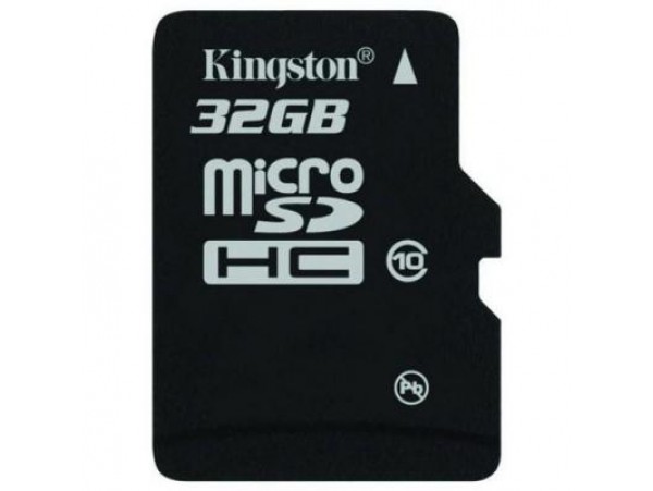 Карта памяти Kingston 32Gb microSDHC class 10 (SDC10/32GBSP)