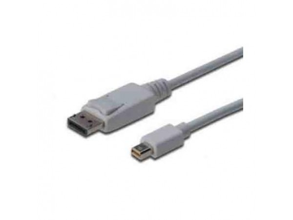Кабель DIGITUS miniDisplayPort to DisplayPort 1.0m (AK-340102-030-W)