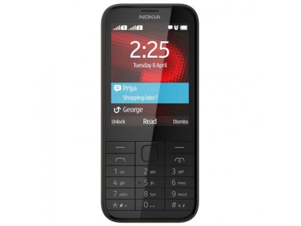 Мобильный телефон Nokia 225 (Asha) Black (A00018817)