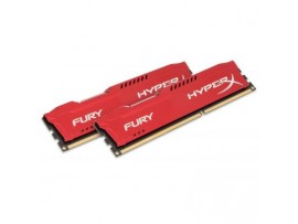 Модуль памяти DDR3 16Gb (2x8GB) 1600 MHz HyperX Fury Red Kingston (HX316C10FRK2/16)