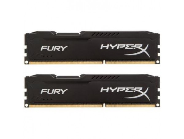 Модуль памяти DDR3 8Gb (2x4GB) 1866 MHz HyperX Fury Black Kingston (HX318C10FBK2/8)