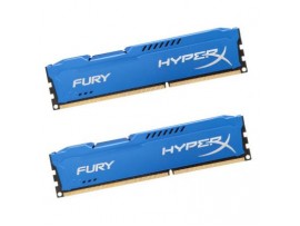 Модуль памяти DDR3 8Gb (2x4GB) 1866 MHz HyperX Fury Blu Kingston (HX318C10FK2/8)