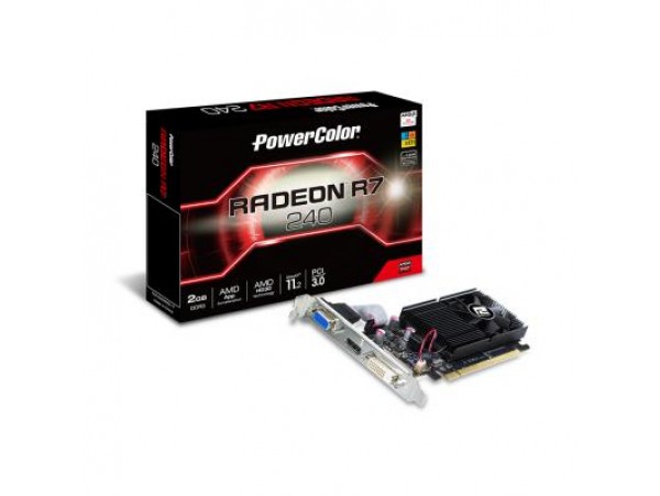 Видеокарта PowerColor Radeon R7 240 2048Mb LP (AXR7 240 2GBK3-HLE)