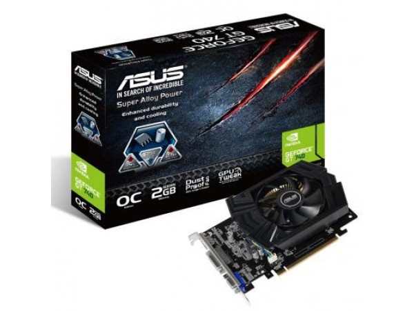 Видеокарта GeForce GT740 2048Mb OC ASUS (GT740-OC-2GD5)