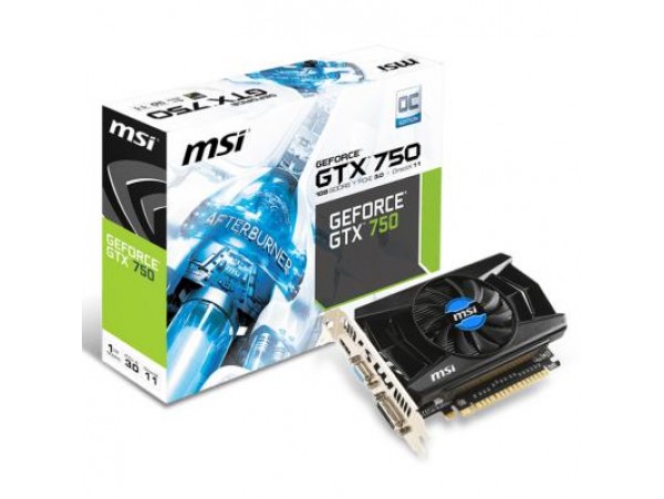 Видеокарта MSI GeForce GTX750 1024Mb OC (N750-1GD5/OCV1)