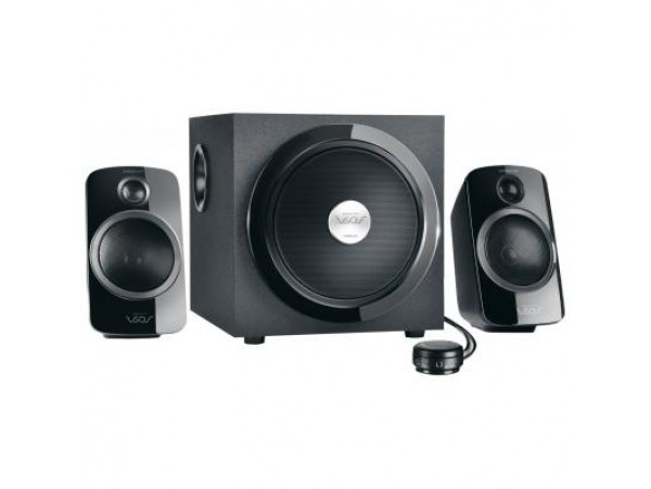 Акустическая система Speedlink GRAVITY VEOS 2.1 Subwoofer System, black (SL-8222-BK)