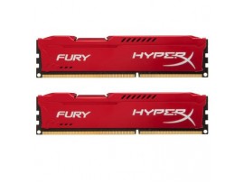 Модуль памяти DDR3 16Gb (2x8GB) 1866 MHz HyperX Fury Red Kingston (HX318C10FRK2/16)