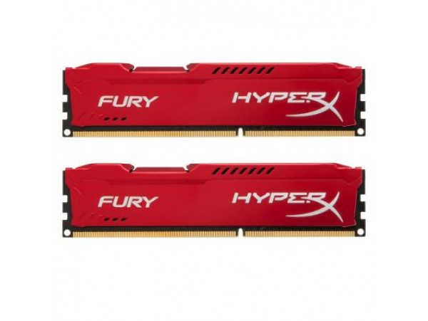 Модуль памяти DDR3 16Gb (2x8GB) 1866 MHz HyperX Fury Red Kingston (HX318C10FRK2/16)