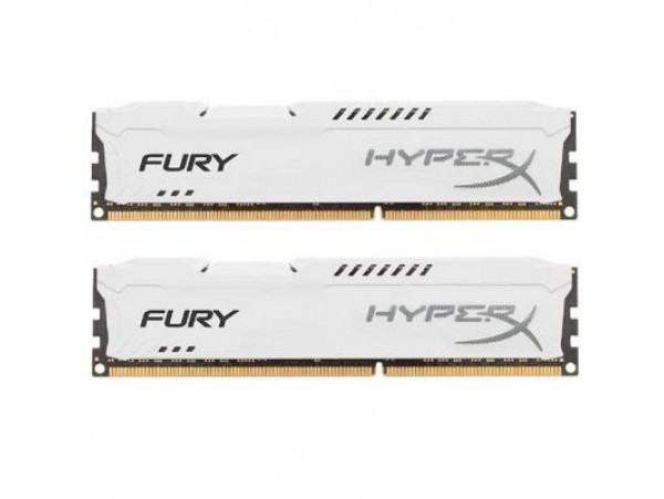 Модуль памяти DDR3 8Gb (2x4GB) 1866 MHz HyperX Fury White Kingston (HX318C10FWK2/8)