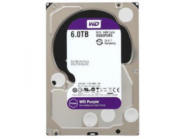 Жесткий диск 3.5" 6TB Western Digital (WD60PURX)