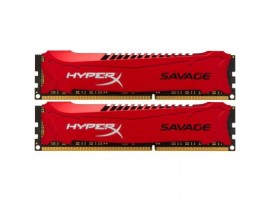 Модуль памяти DDR3 16GB (2x8GB) 1866 MHz Savage Red Kingston (HX318C9SRK2/16)