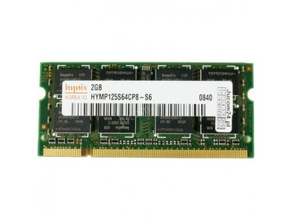 Модуль памяти SoDIMM DDR2 2GB 800 MHz Hynix (HYMP125S64CP8-S6)