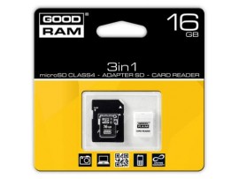 Карта памяти GOODRAM 16Gb microSDHC class 10 (USDR416GBC10R9)