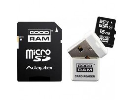 Карта памяти GOODRAM 16Gb microSDHC class 10 (USDR416GBC10R9)