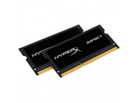 Модуль памяти SoDIMM DDR3 8GB (2x4GB) 1866 MHz HyperX Impact Kingston (HX318LS10IBK2/8)