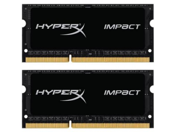 Модуль памяти SoDIMM DDR3 8GB (2x4GB) 1866 MHz HyperX Impact Kingston (HX318LS10IBK2/8)