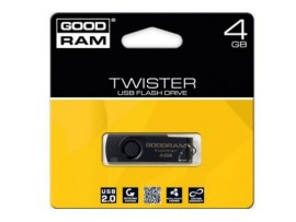 USB флеш накопитель GOODRAM 4GB TWISTER USB 2.0 (PD4GH2GRTSKKR9)