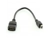 Кабель USB 2.0 AF to mini-B 5P OTG DIGITUS (AK-300310-002-S)