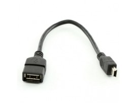 Кабель USB 2.0 AF to mini-B 5P OTG DIGITUS (AK-300310-002-S)