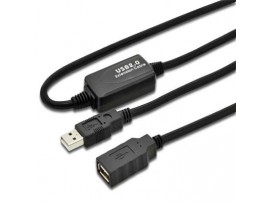 Кабель USB2.0 AM/AF DIGITUS (DA-73100-1)