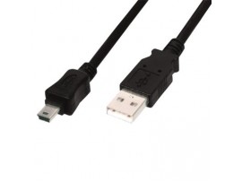 Кабель USB 2.0 AM to Mini 5P 1.0m DIGITUS (84127)